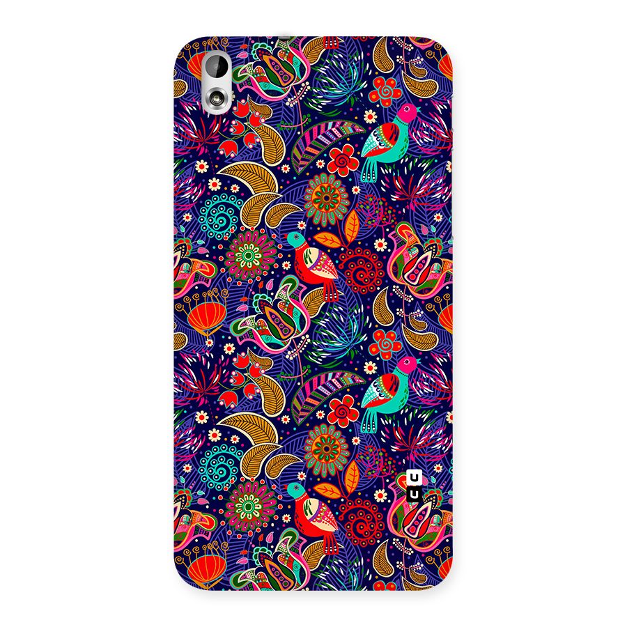 Floral Seamless Pattern Spring Flowers Back Case for Desire 816g