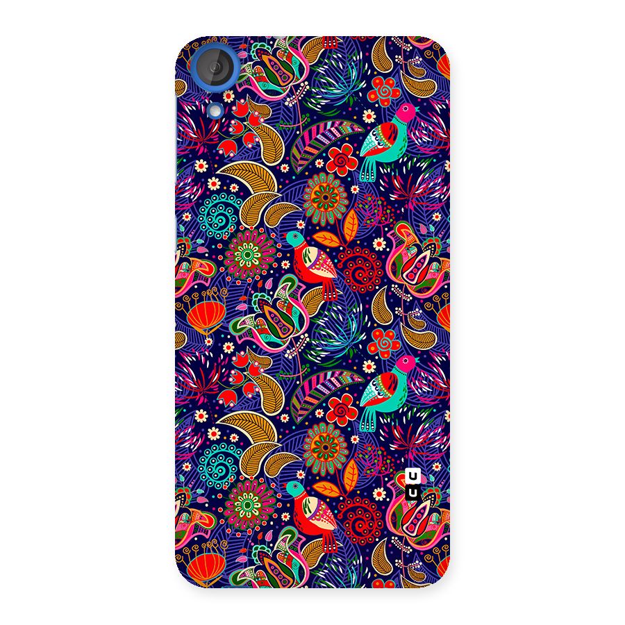 Floral Seamless Pattern Spring Flowers Back Case for Desire 820