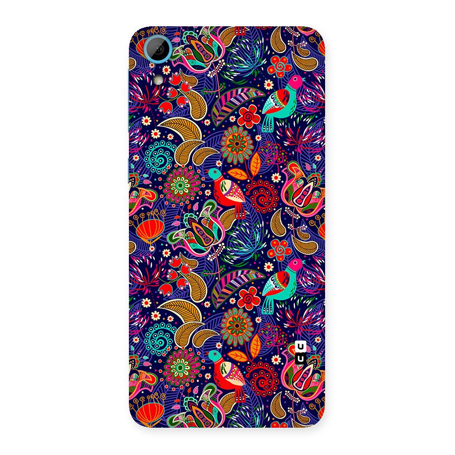 Floral Seamless Pattern Spring Flowers Back Case for Desire 826