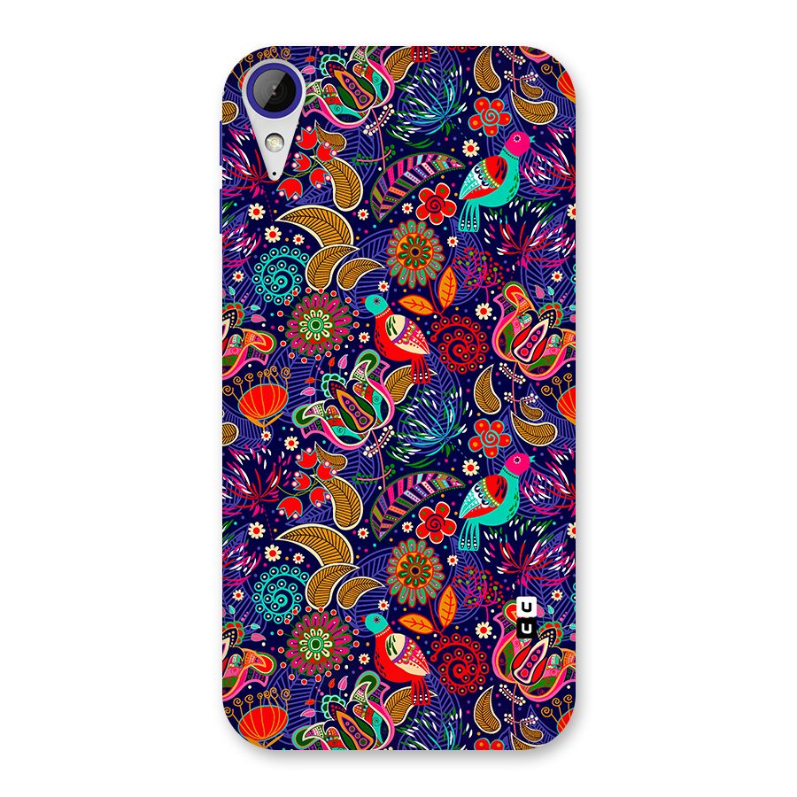 Floral Seamless Pattern Spring Flowers Back Case for Desire 830