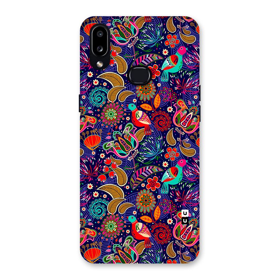 Floral Seamless Pattern Spring Flowers Back Case for Galaxy A10s