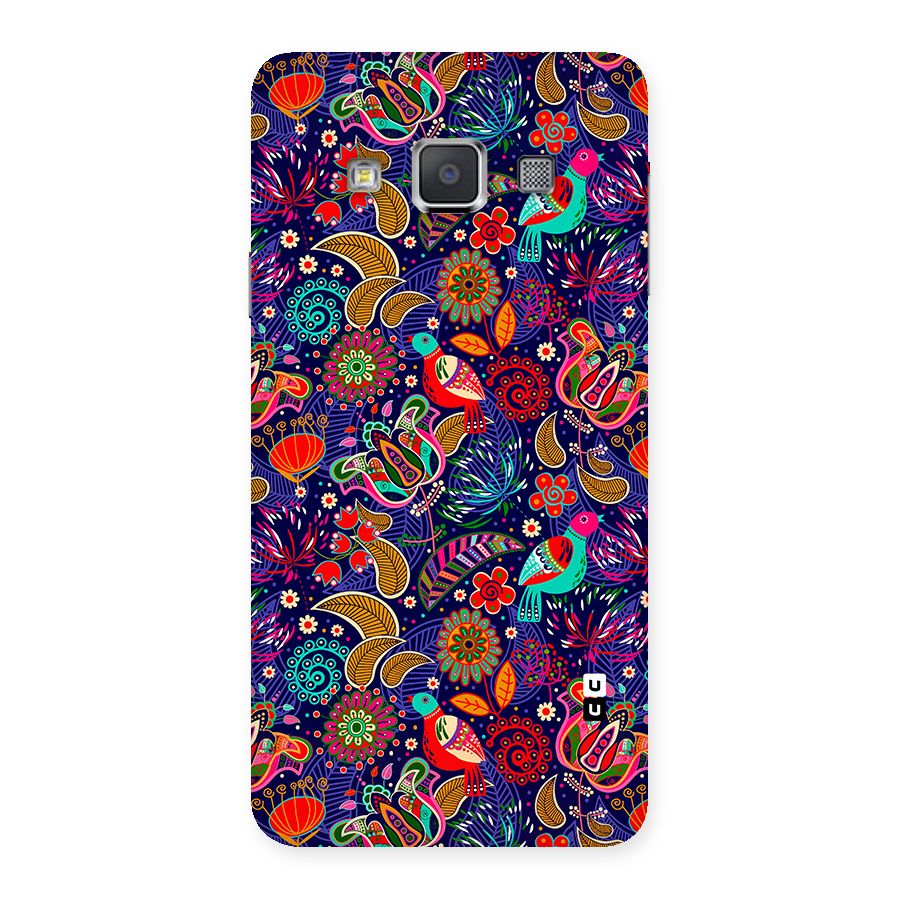 Floral Seamless Pattern Spring Flowers Back Case for Galaxy A3