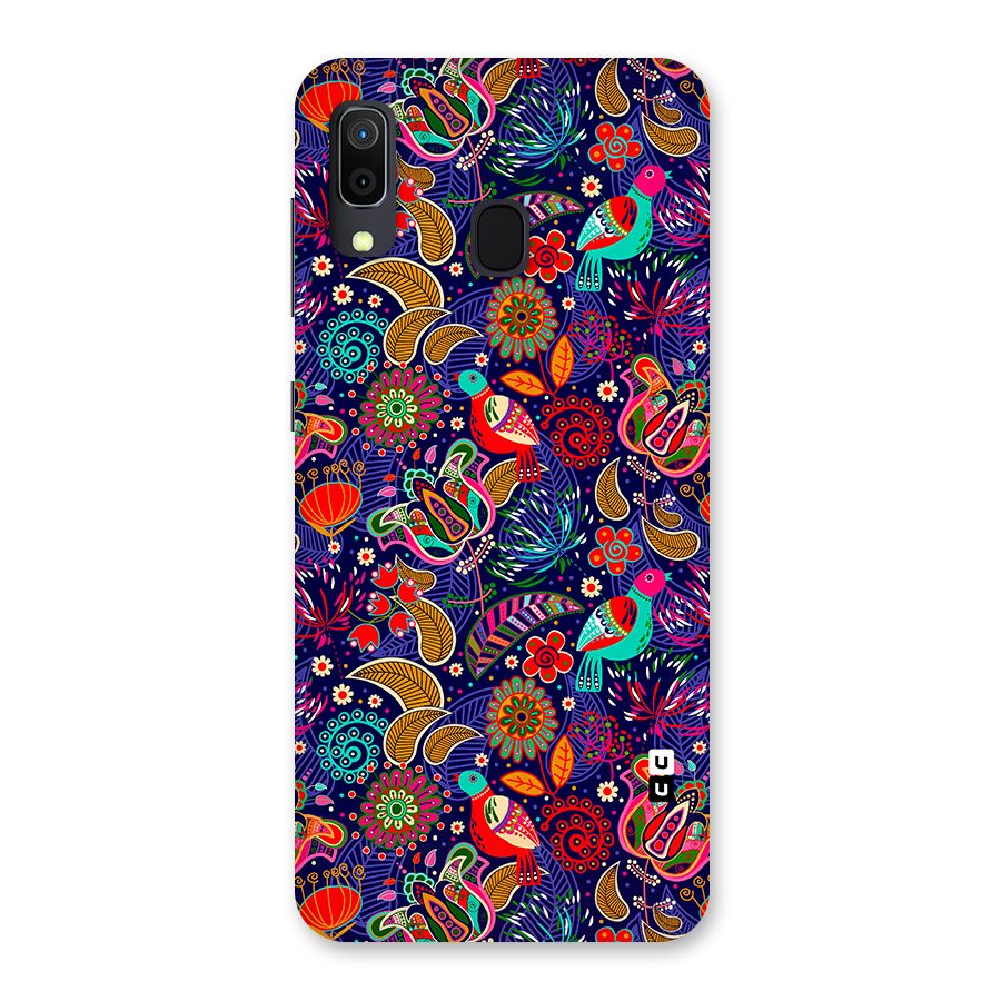 Floral Seamless Pattern Spring Flowers Back Case for Galaxy A30
