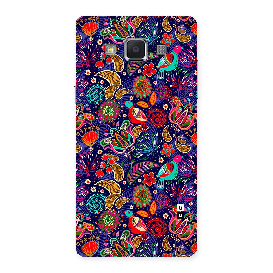 Floral Seamless Pattern Spring Flowers Back Case for Galaxy A5