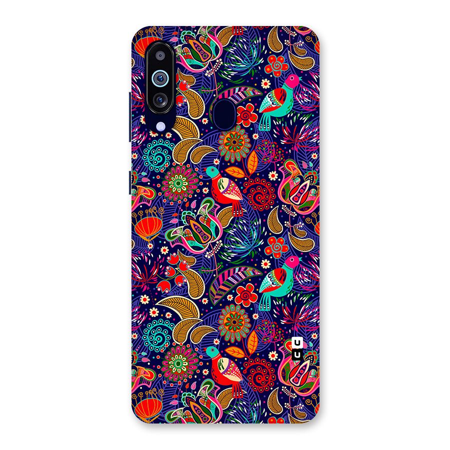 Floral Seamless Pattern Spring Flowers Back Case for Galaxy A60
