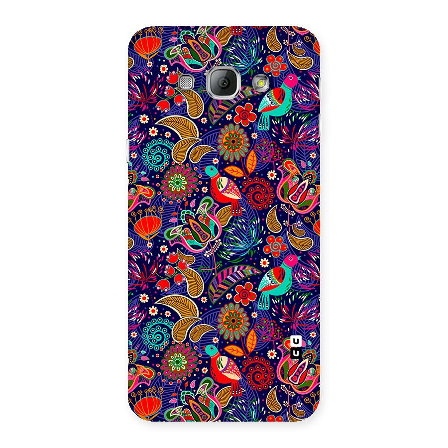 Floral Seamless Pattern Spring Flowers Back Case for Galaxy A8