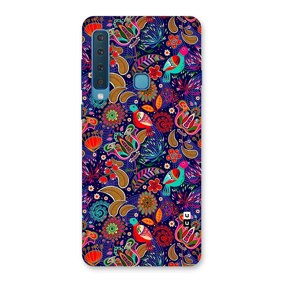 Floral Seamless Pattern Spring Flowers Back Case for Galaxy A9 (2018)