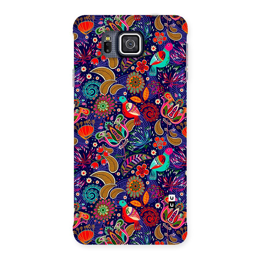 Floral Seamless Pattern Spring Flowers Back Case for Galaxy Alpha