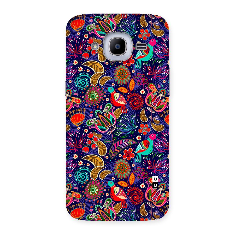 Floral Seamless Pattern Spring Flowers Back Case for Galaxy J2 Pro