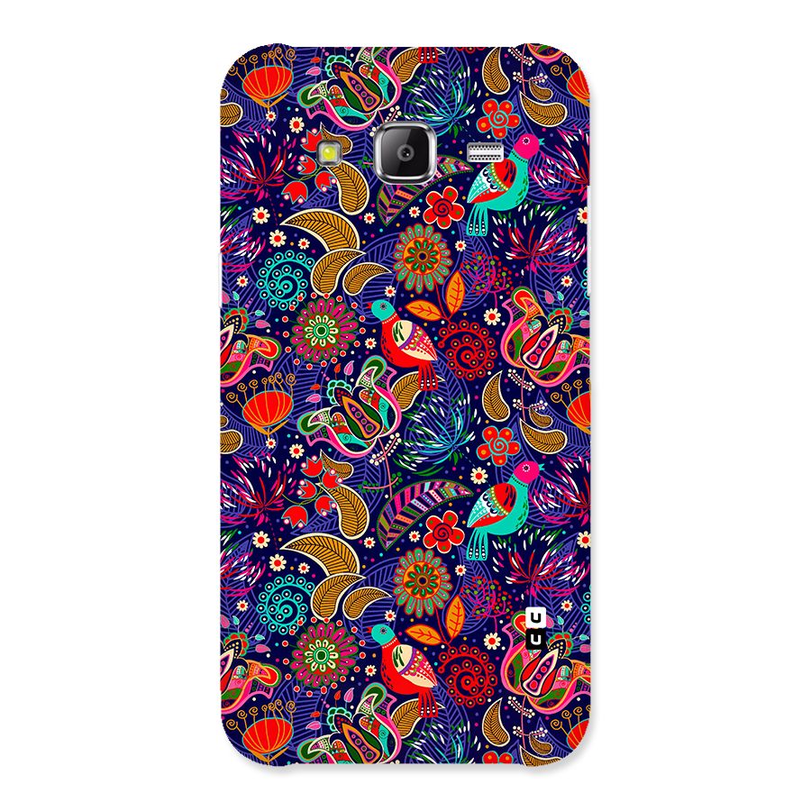 Floral Seamless Pattern Spring Flowers Back Case for Galaxy J5