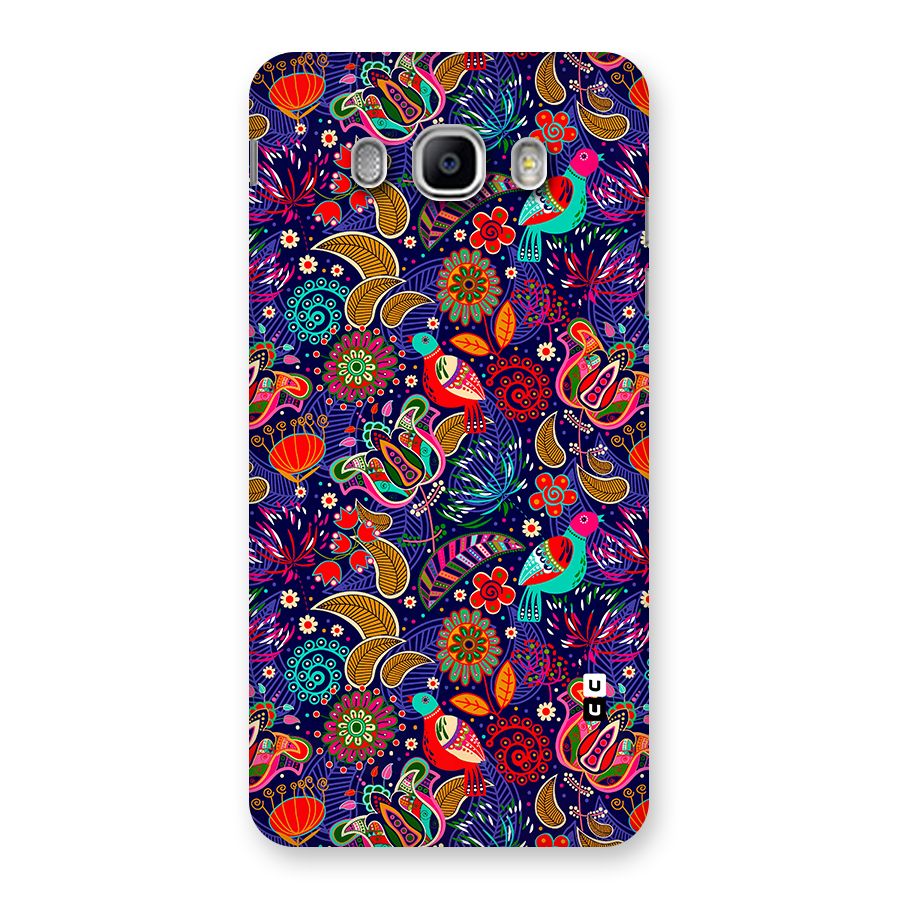 Floral Seamless Pattern Spring Flowers Back Case for Galaxy J5 2016