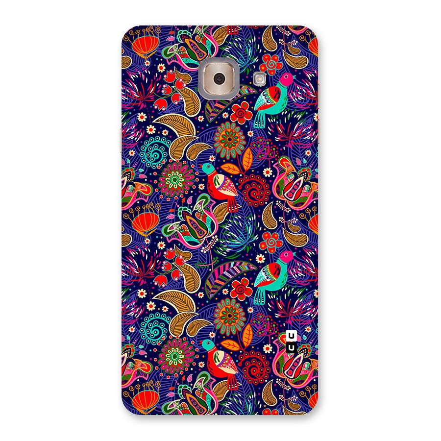 Floral Seamless Pattern Spring Flowers Back Case for Galaxy J7 Max