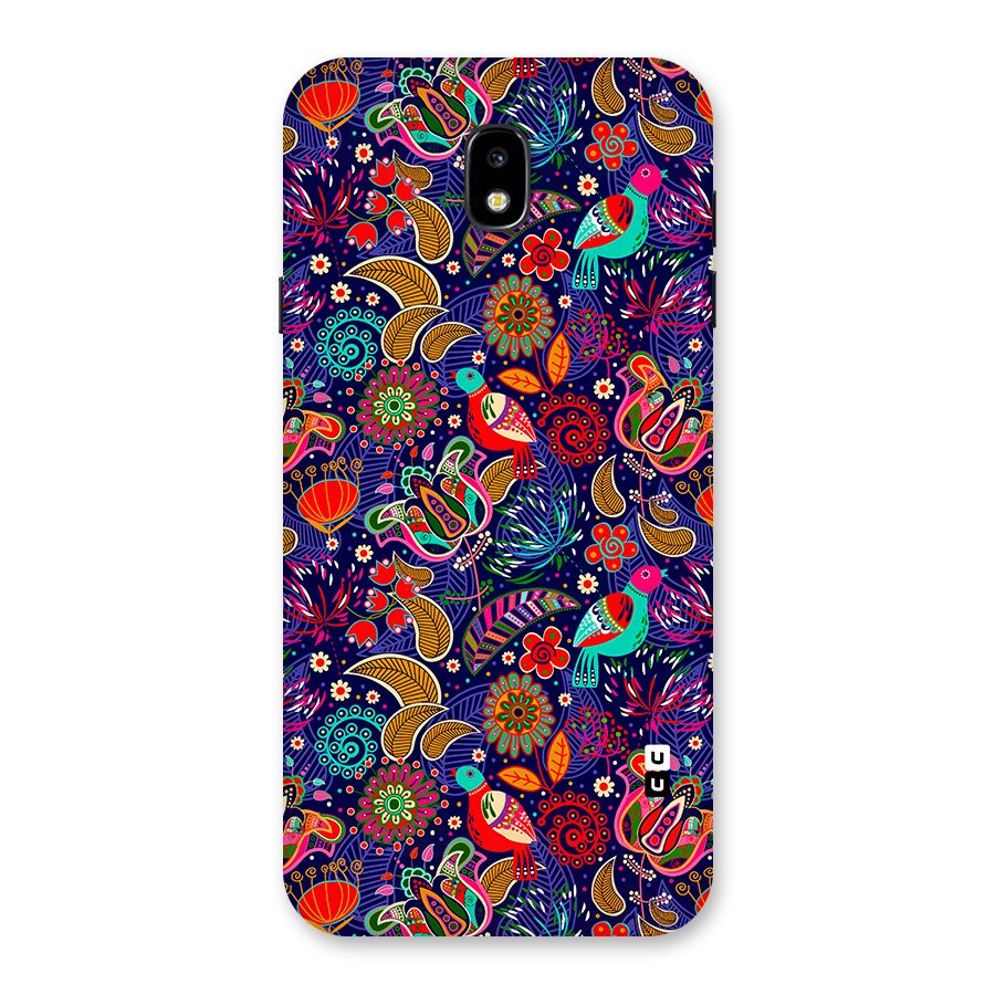 Floral Seamless Pattern Spring Flowers Back Case for Galaxy J7 Pro