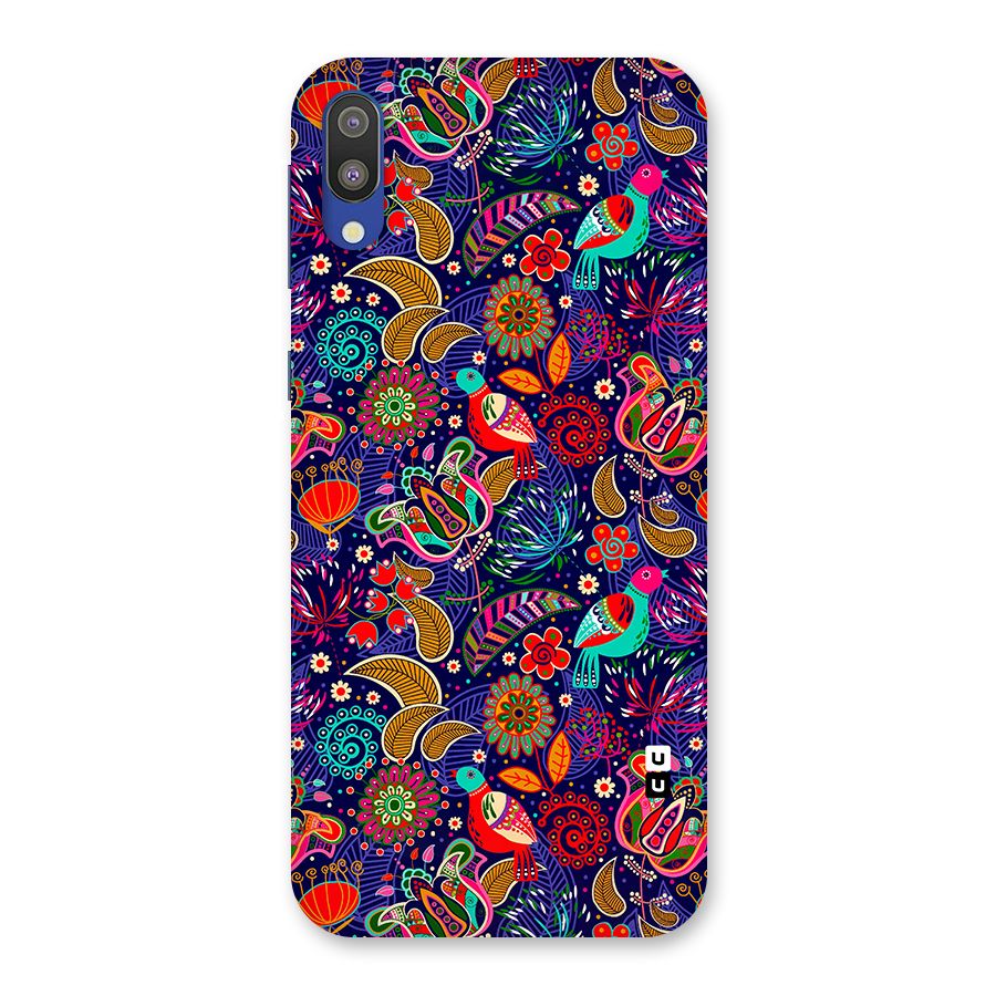 Floral Seamless Pattern Spring Flowers Back Case for Galaxy M10