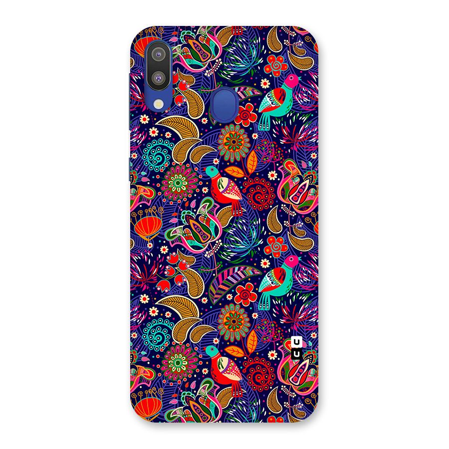 Floral Seamless Pattern Spring Flowers Back Case for Galaxy M20