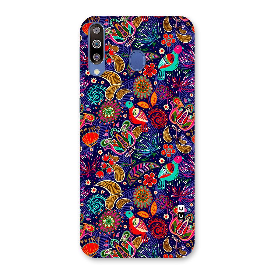 Floral Seamless Pattern Spring Flowers Back Case for Galaxy M30