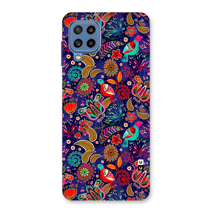 Floral Seamless Pattern Spring Flowers Back Case for Galaxy M32