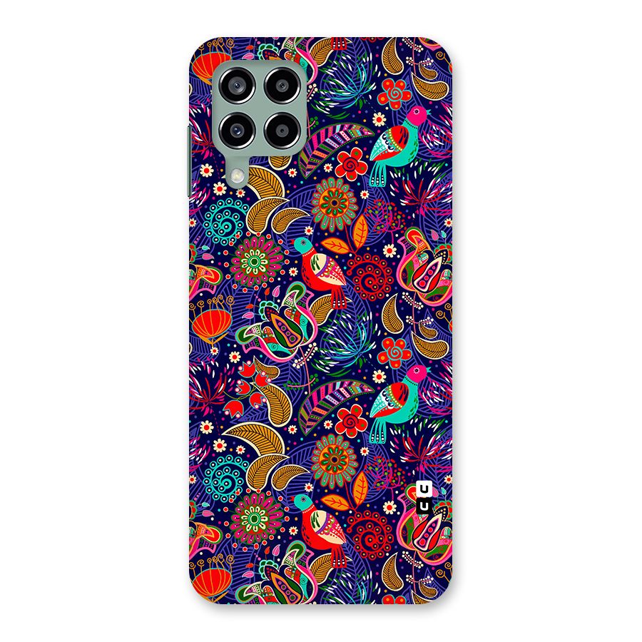 Floral Seamless Pattern Spring Flowers Back Case for Galaxy M33
