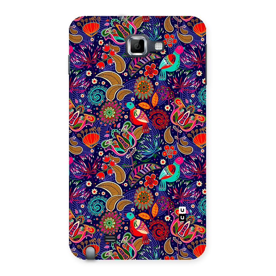 Floral Seamless Pattern Spring Flowers Back Case for Galaxy Note