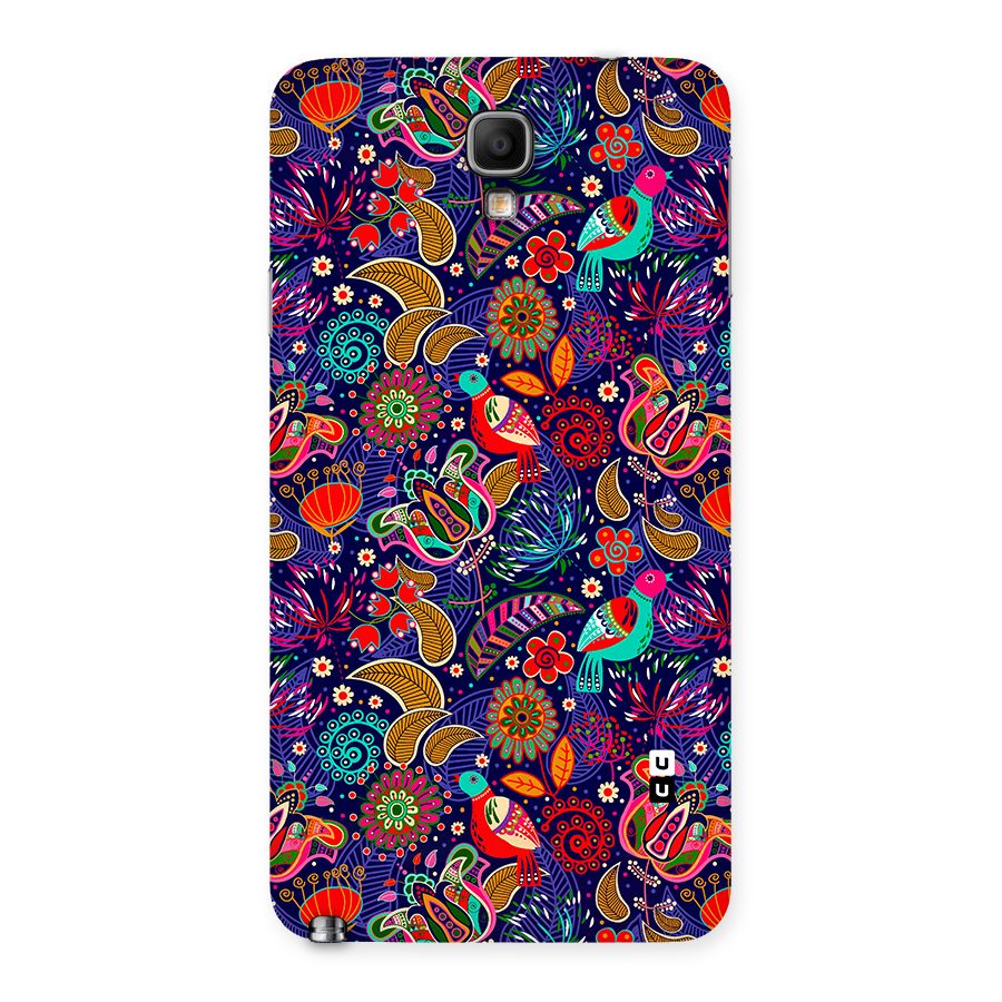 Floral Seamless Pattern Spring Flowers Back Case for Galaxy Note 3 Neo