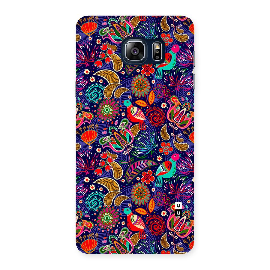 Floral Seamless Pattern Spring Flowers Back Case for Galaxy Note 5