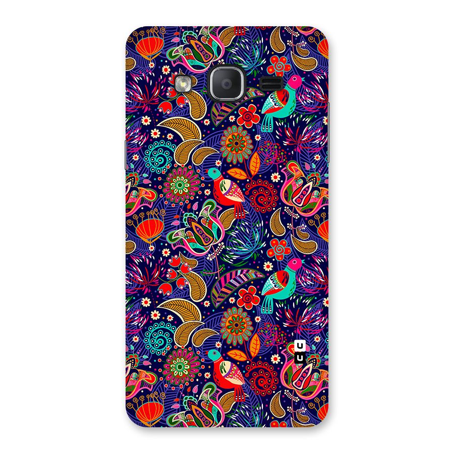 Floral Seamless Pattern Spring Flowers Back Case for Galaxy On7 2015