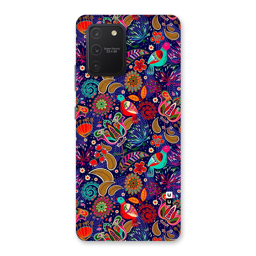 Floral Seamless Pattern Spring Flowers Back Case for Galaxy S10 Lite