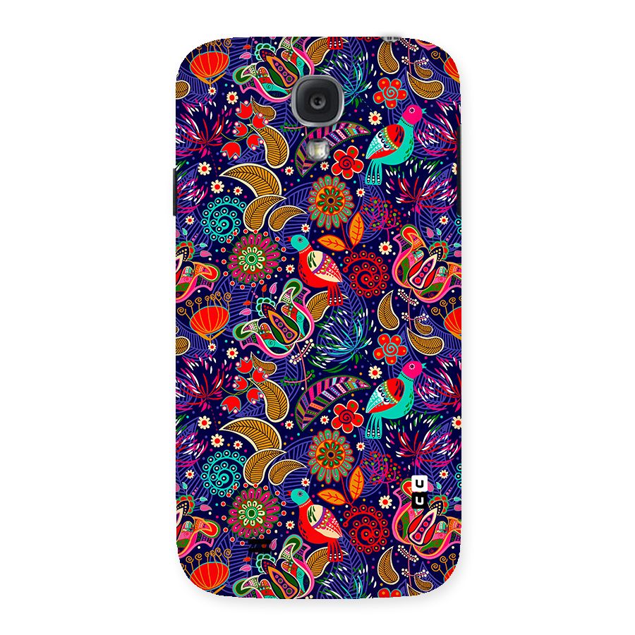 Floral Seamless Pattern Spring Flowers Back Case for Galaxy S4