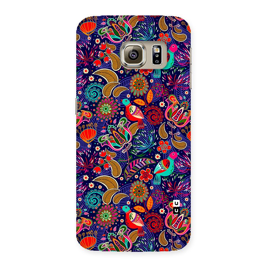 Floral Seamless Pattern Spring Flowers Back Case for Galaxy S6 Edge Plus