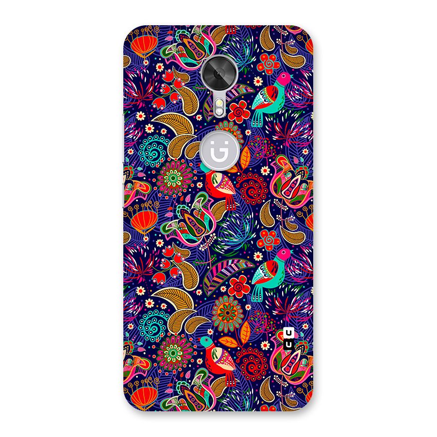 Floral Seamless Pattern Spring Flowers Back Case for Gionee A1