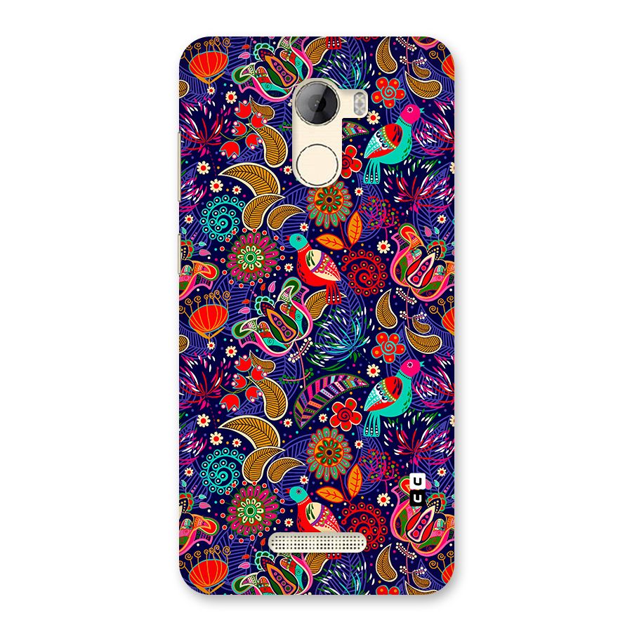 Floral Seamless Pattern Spring Flowers Back Case for Gionee A1 LIte