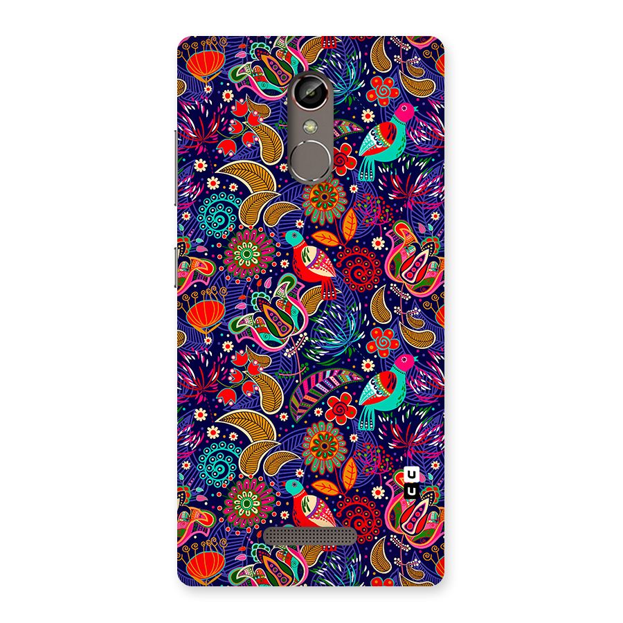 Floral Seamless Pattern Spring Flowers Back Case for Gionee S6s