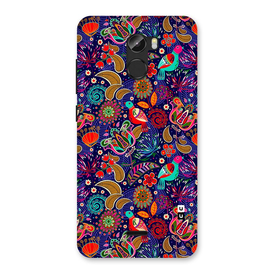 Floral Seamless Pattern Spring Flowers Back Case for Gionee X1