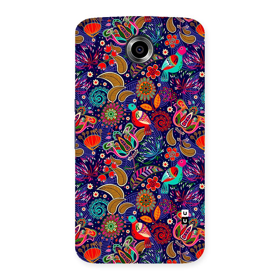 Floral Seamless Pattern Spring Flowers Back Case for Google Nexus 6