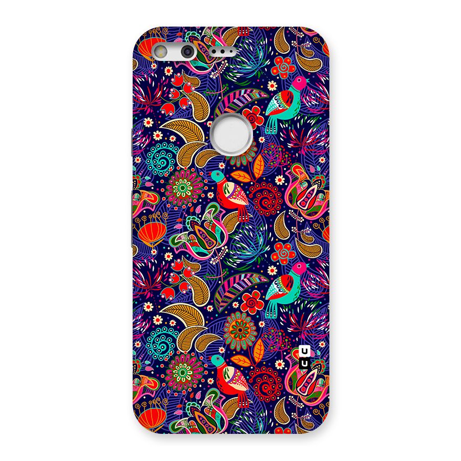 Floral Seamless Pattern Spring Flowers Back Case for Google Pixel