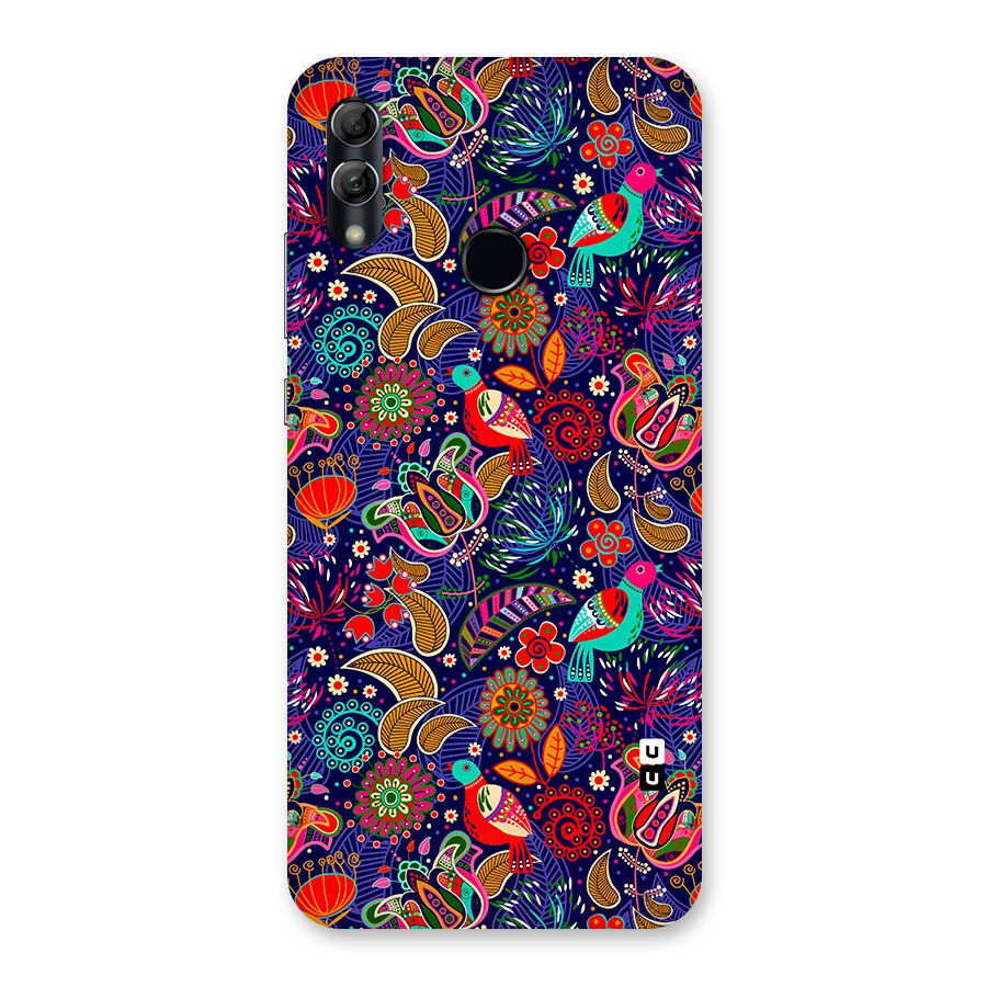 Floral Seamless Pattern Spring Flowers Back Case for Honor 10 Lite