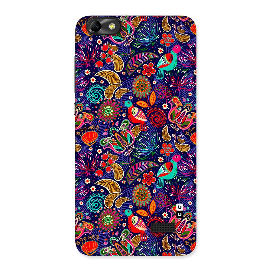 Floral Seamless Pattern Spring Flowers Back Case for Honor 4C