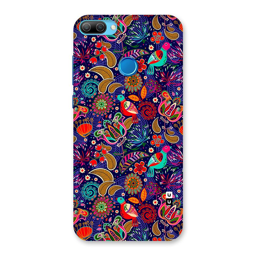 Floral Seamless Pattern Spring Flowers Back Case for Honor 9N