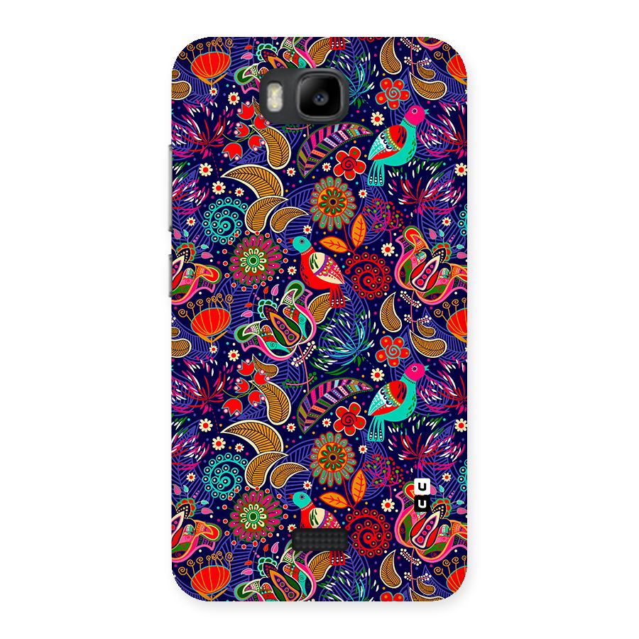 Floral Seamless Pattern Spring Flowers Back Case for Honor Bee