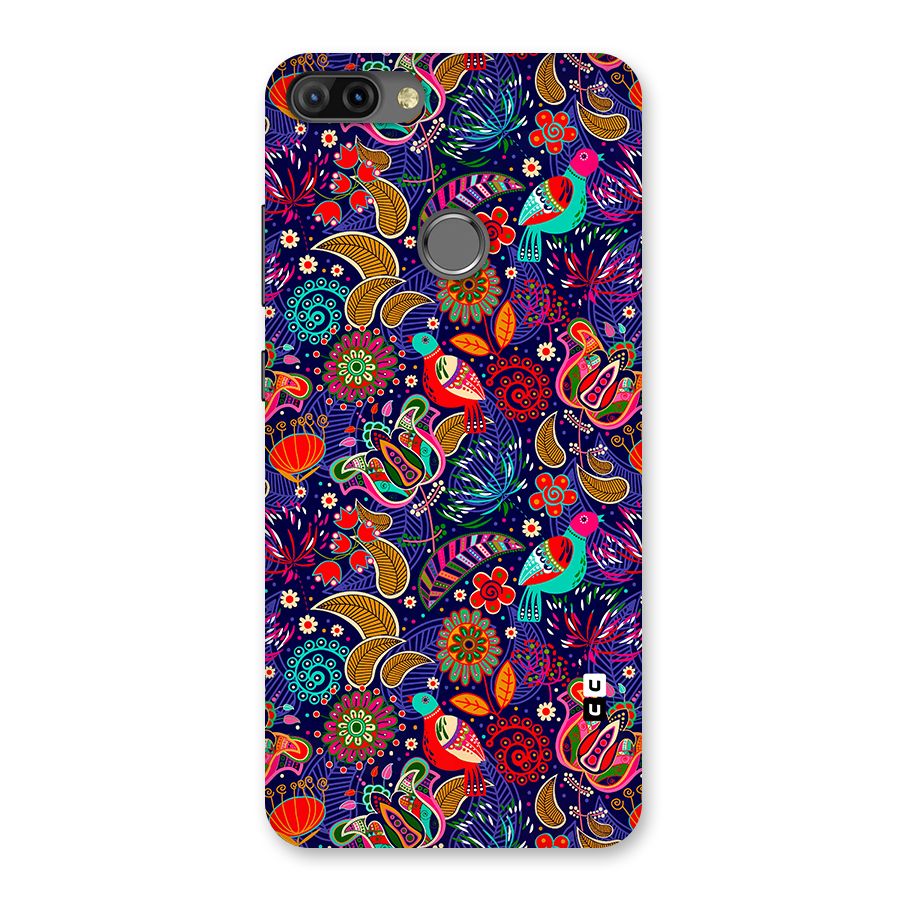 Floral Seamless Pattern Spring Flowers Back Case for Infinix Hot 6 Pro