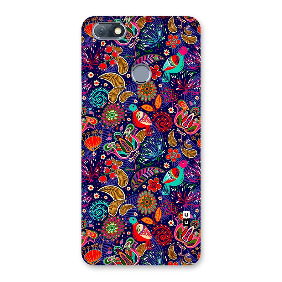 Floral Seamless Pattern Spring Flowers Back Case for Infinix Note 5