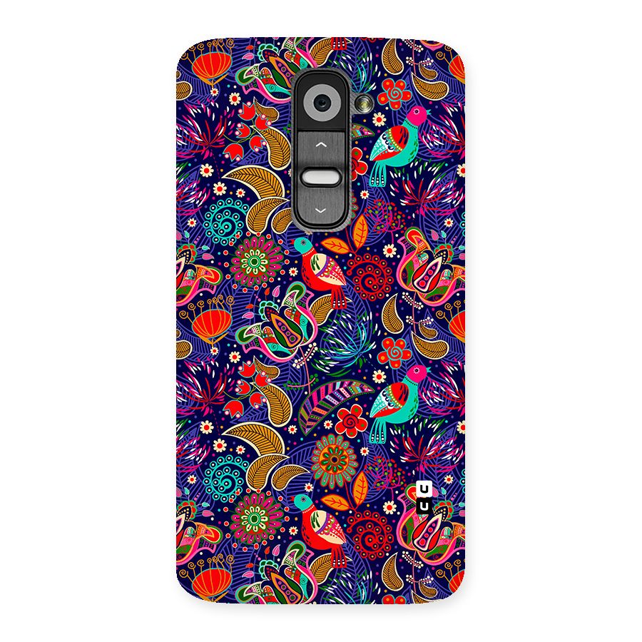 Floral Seamless Pattern Spring Flowers Back Case for LG G2