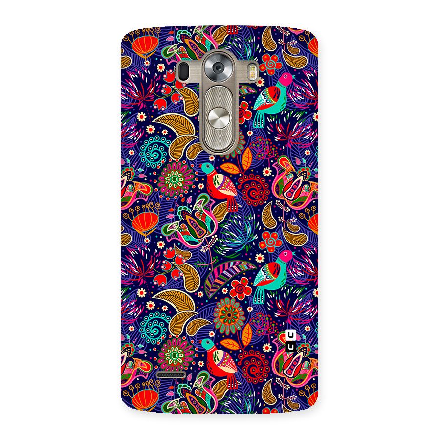Floral Seamless Pattern Spring Flowers Back Case for LG G3