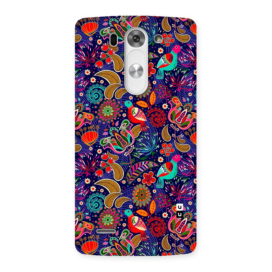 Floral Seamless Pattern Spring Flowers Back Case for LG G3 Beat