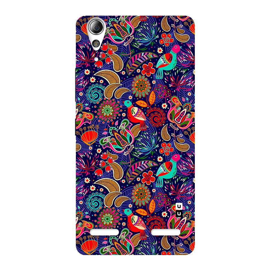 Floral Seamless Pattern Spring Flowers Back Case for Lenovo A6000