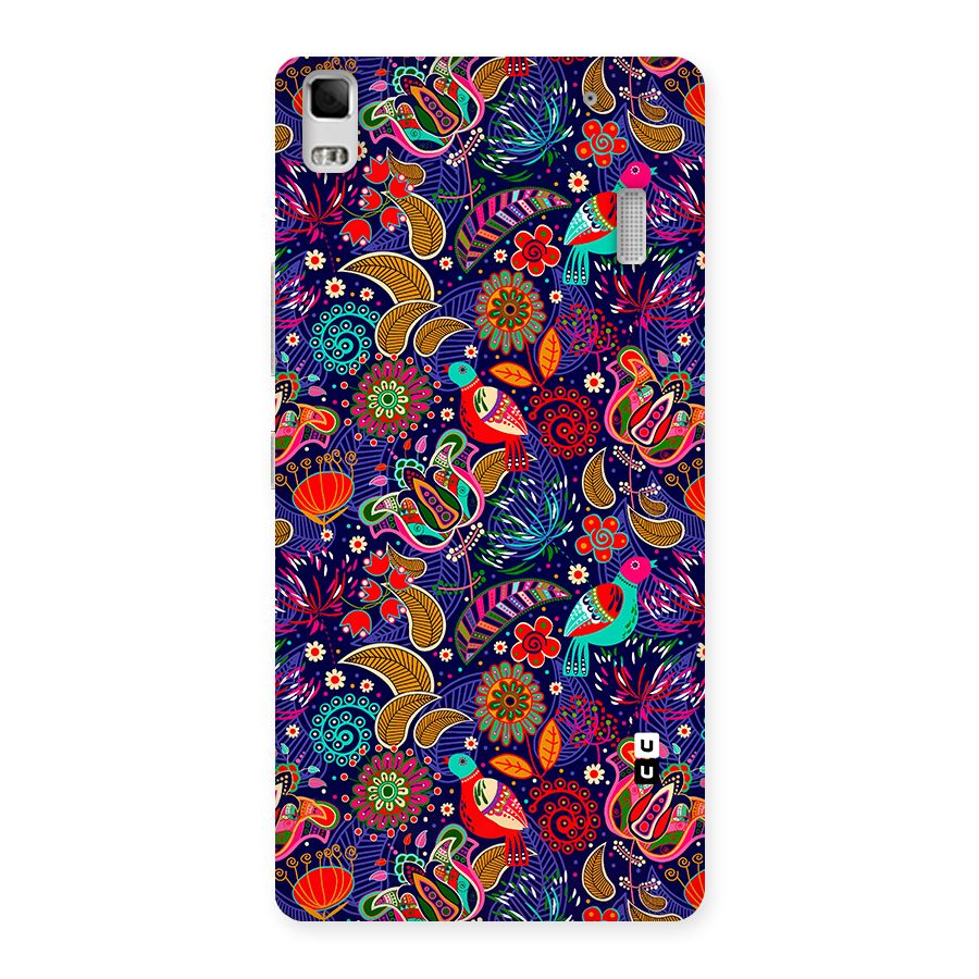 Floral Seamless Pattern Spring Flowers Back Case for Lenovo A7000