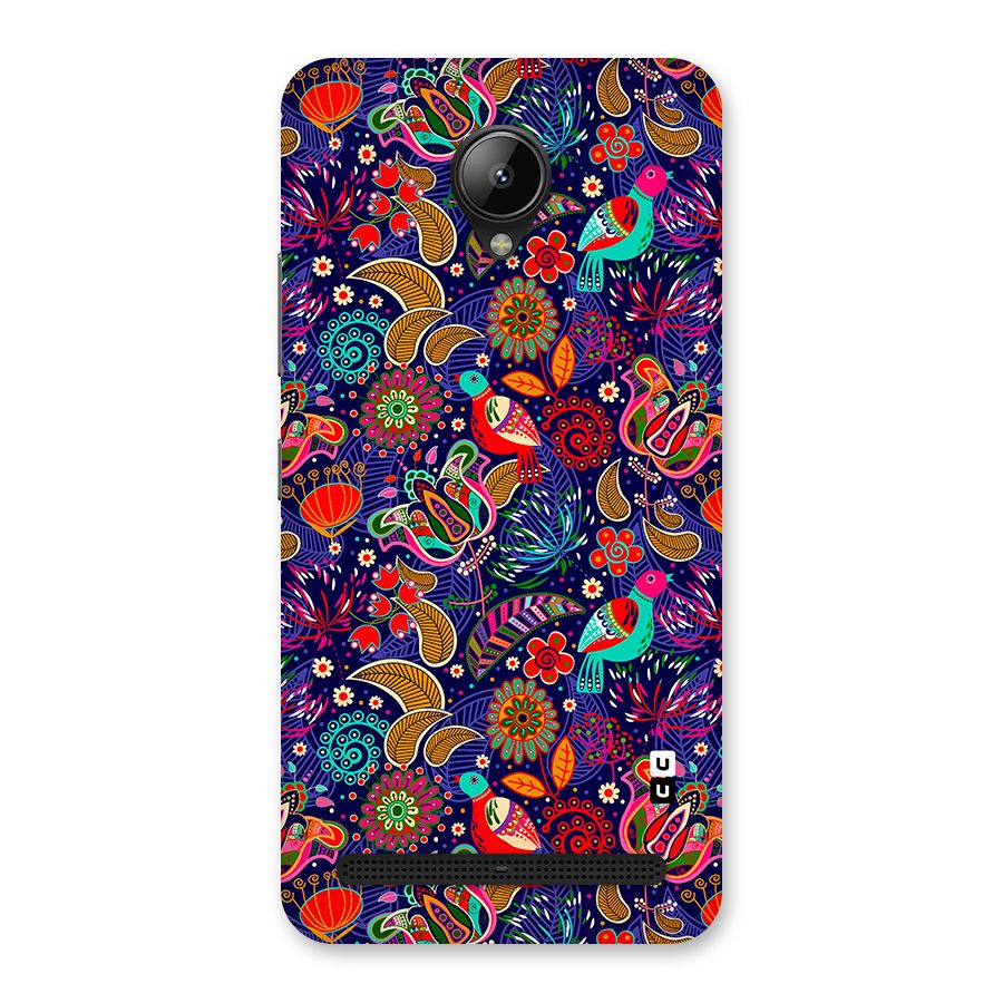 Floral Seamless Pattern Spring Flowers Back Case for Lenovo C2