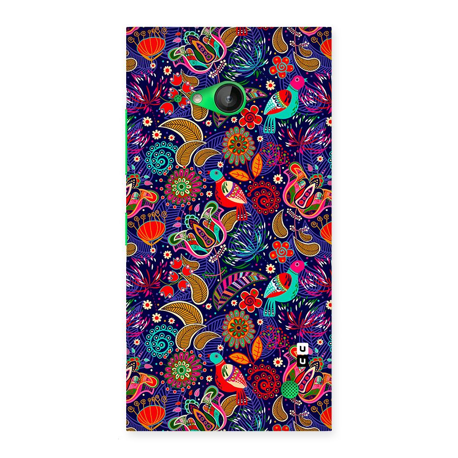 Floral Seamless Pattern Spring Flowers Back Case for Lumia 730