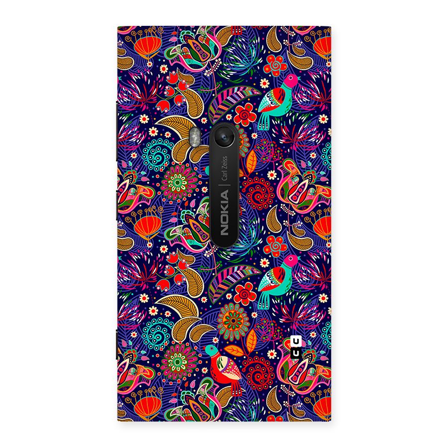 Floral Seamless Pattern Spring Flowers Back Case for Lumia 920