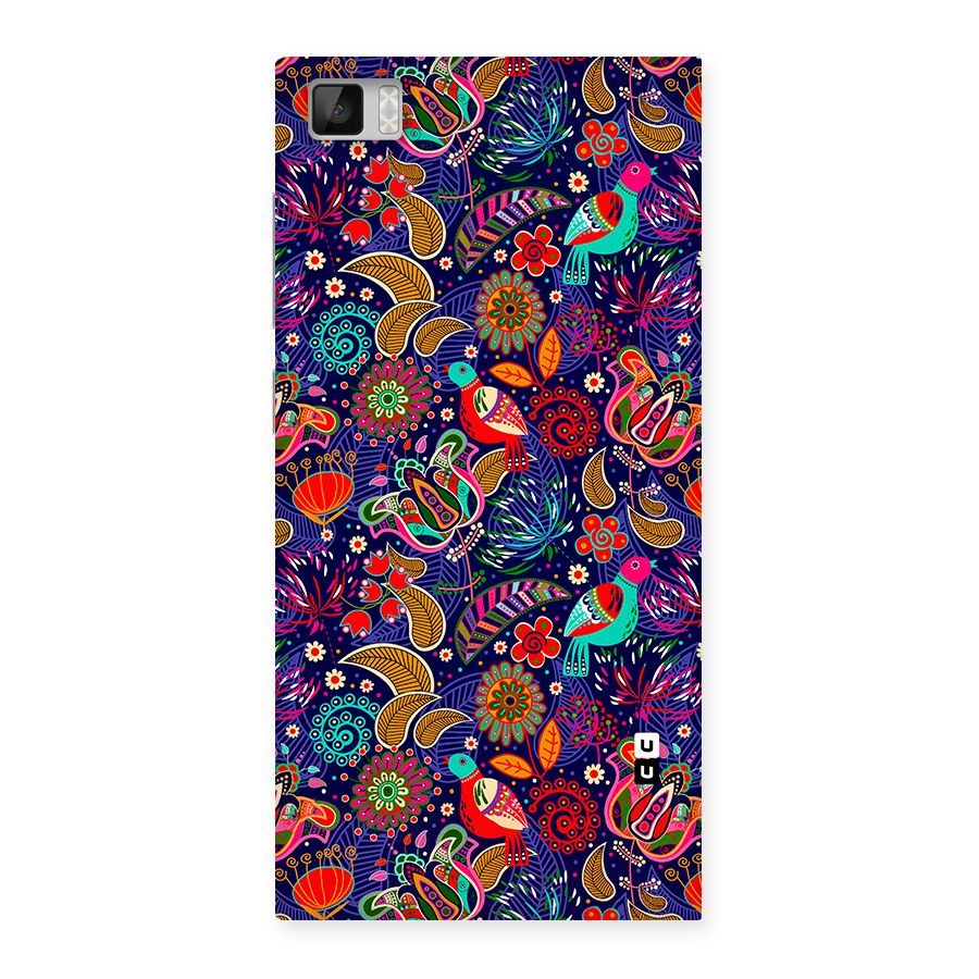 Floral Seamless Pattern Spring Flowers Back Case for Mi3